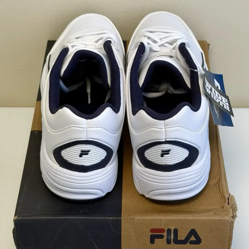 Fila Memory Sportland Walking Shoes Men’s 9 Wide 4E White New